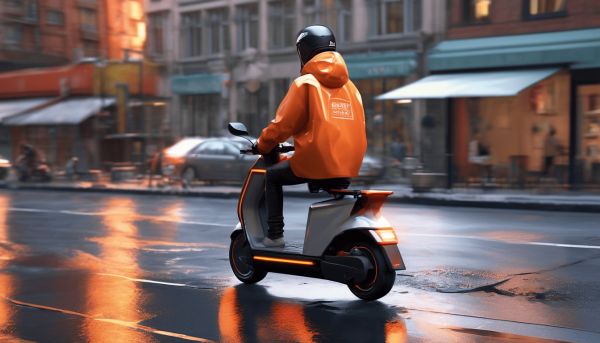 Description de l’activité principale d’un livreur Uber Eats
