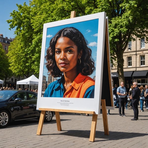 Quels sont les meilleurs moyens de créer une exposition d'art éphémère en plein air?